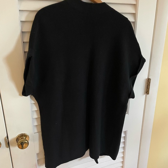 J.Jill Short Sleeve Cardigan Black Women’s Small Petite - Picture 5 of 5